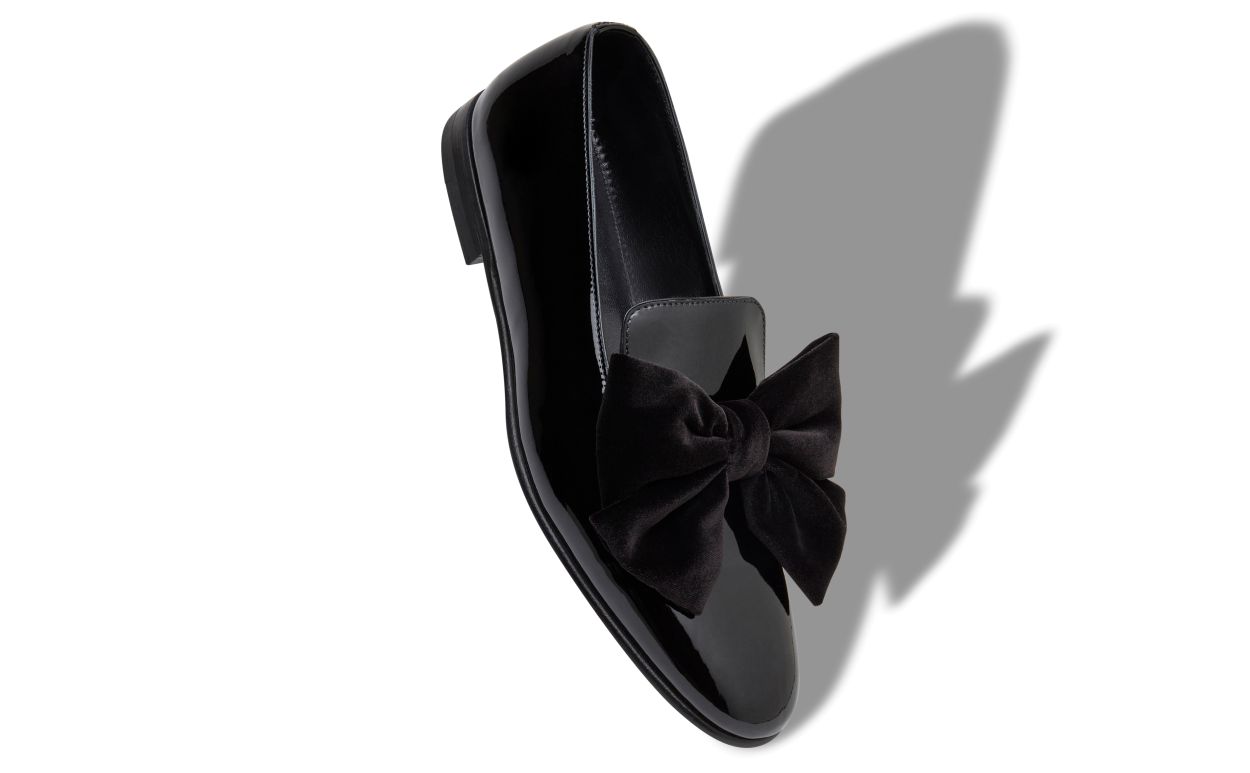 Black Patent Leather Loafers