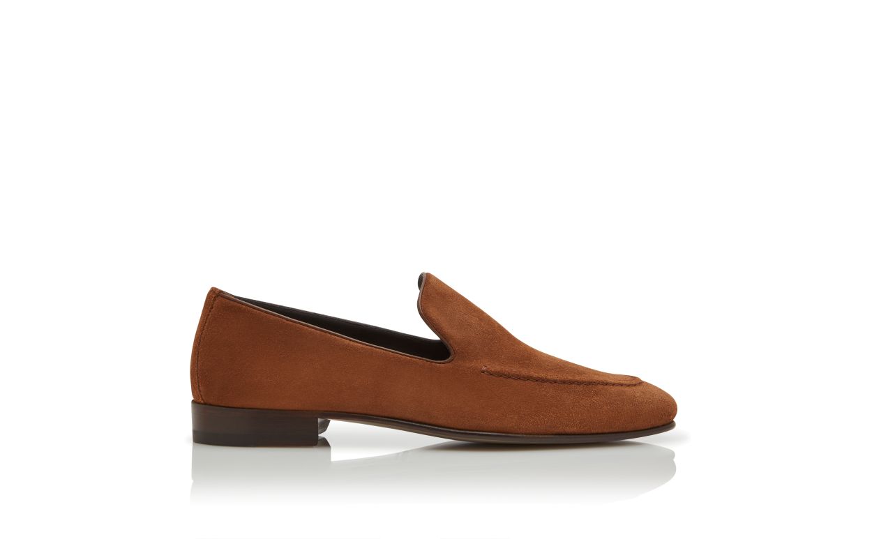Brown Suede Loafers