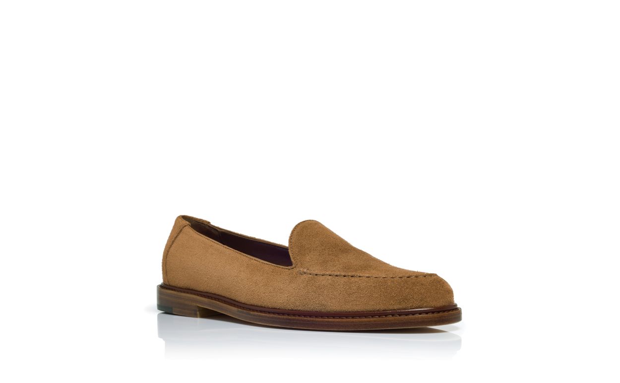Brown Calf Suede Loafers