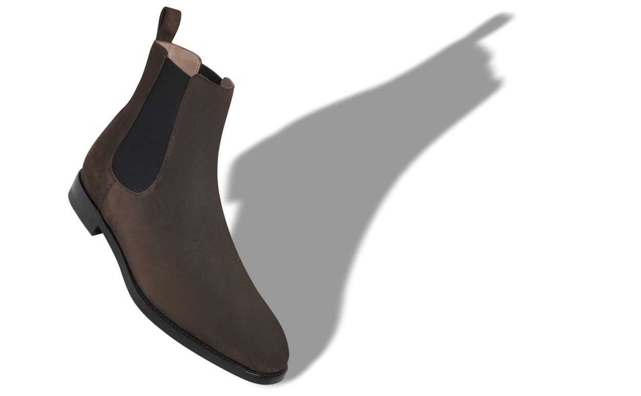Brown Suede Ankle Boots