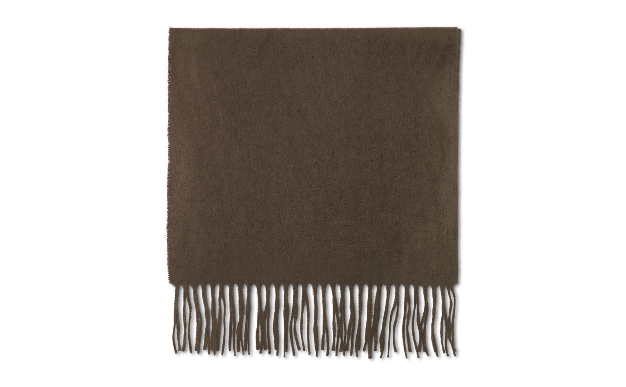 Brown Cashmere Scarf