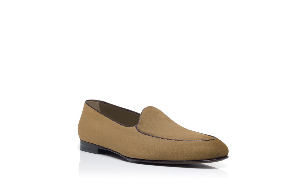 Brown Suede Loafers