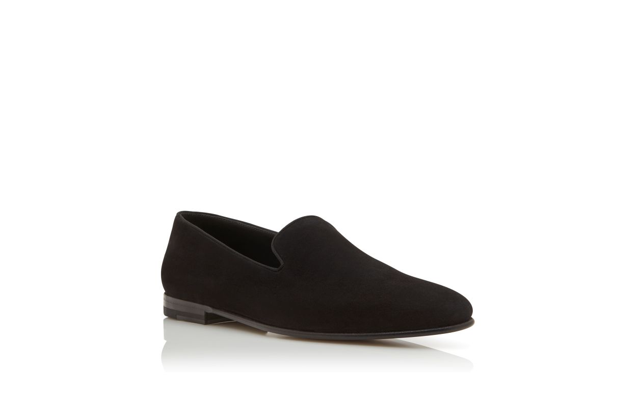 Black Suede Loafers