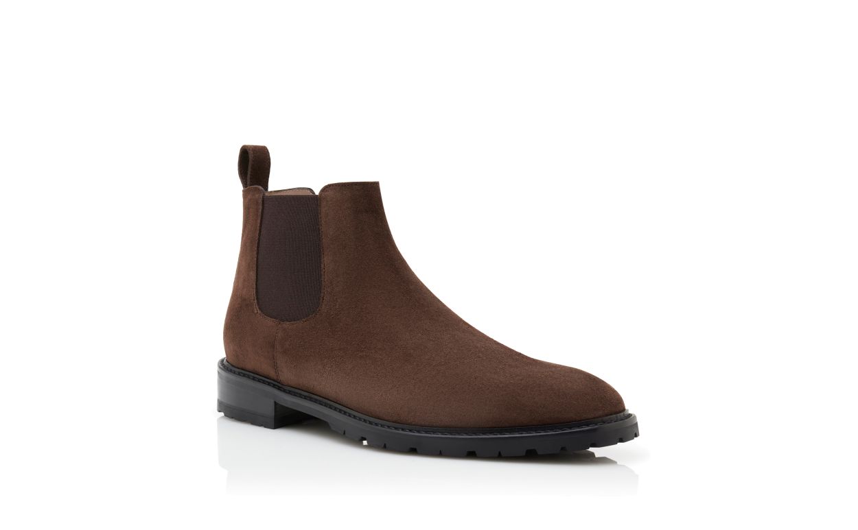 Brown Suede Ankle Boots