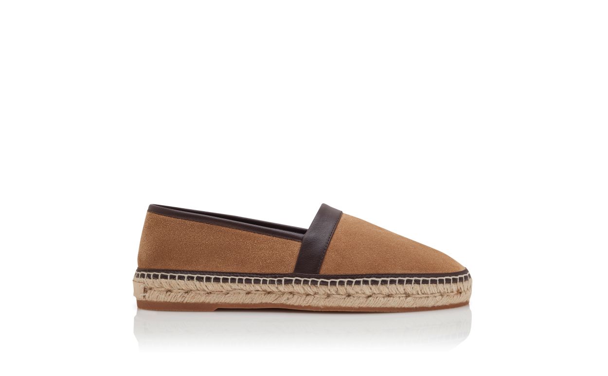Brown Calf Suede Espadrilles