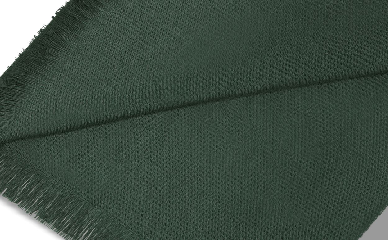 Dark Green Fine Cashmere Scarf